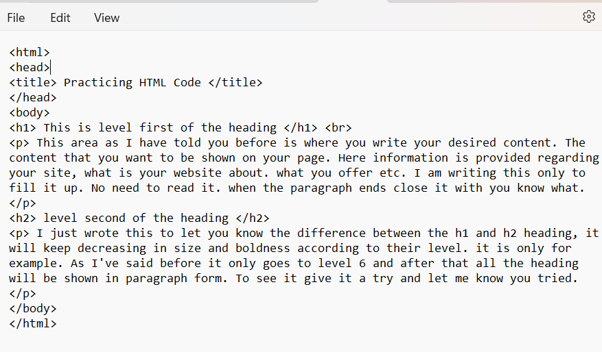 html code. html for digital marketing