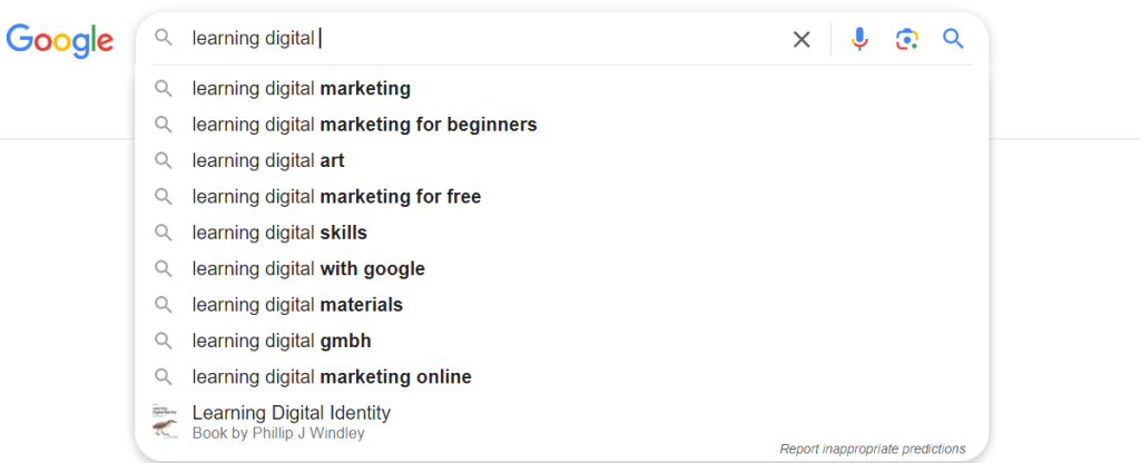 choosing keywords in seo